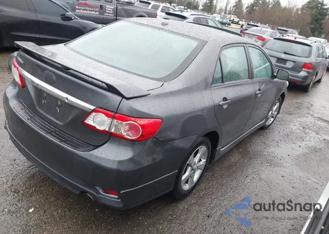 2011 Toyota Corolla S from USA, damaged, VIN 2T1BU4EE8BC693661